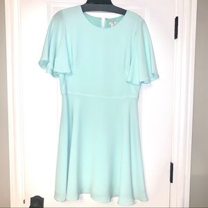 Shoshanna flutter sleeve dress